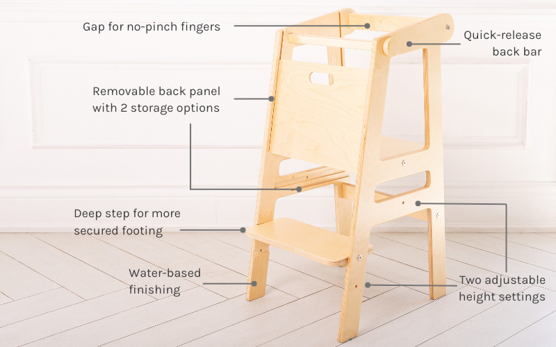 The Montiii Casa Learning Tower – SIMPLY BEAUTIFUL EATING